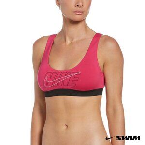 Nike Women's Essential Racerback Bikini Top Pink